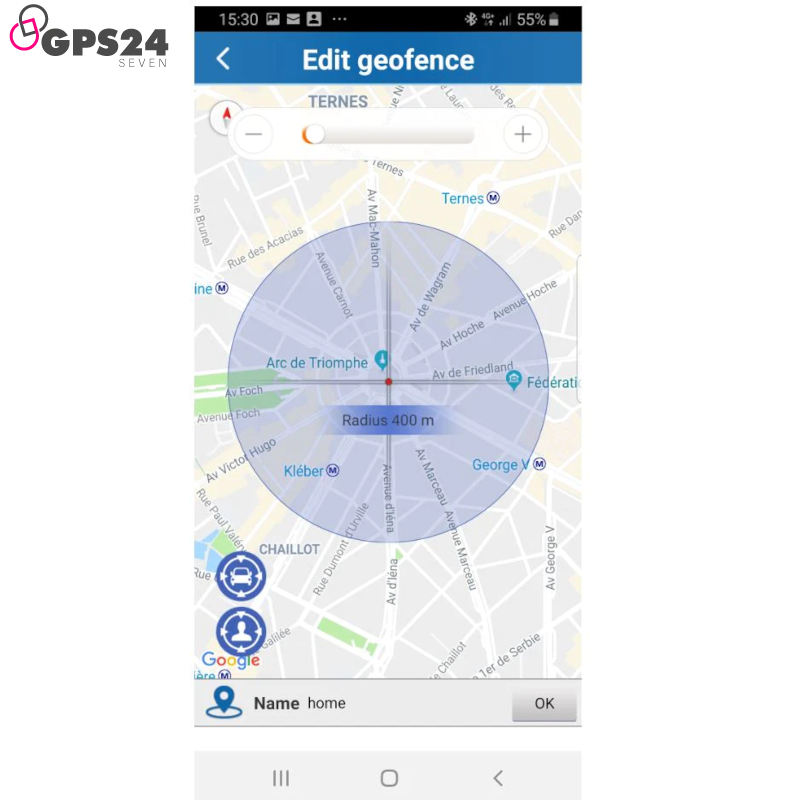 Live tracking phone App - Geofence alerts - Android and iOS
