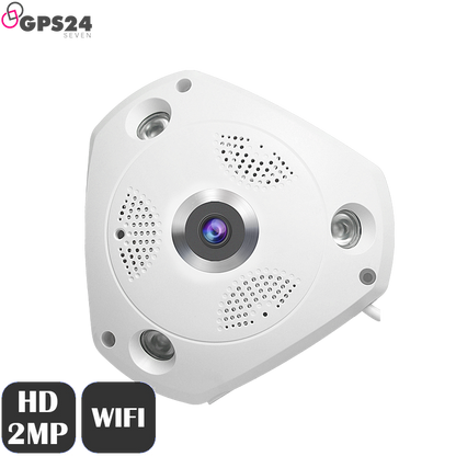 2MP HD ceiling CCTV camera. Wifi connection (live remote viewing iOS/Android). 